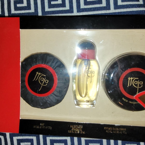 Vintage Maja Perfume, Soap and Talc Set from Spain