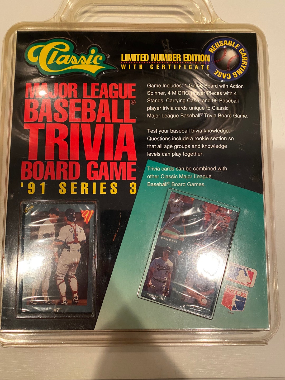 MLB Official Baseball Trivia Challenge Board Game
