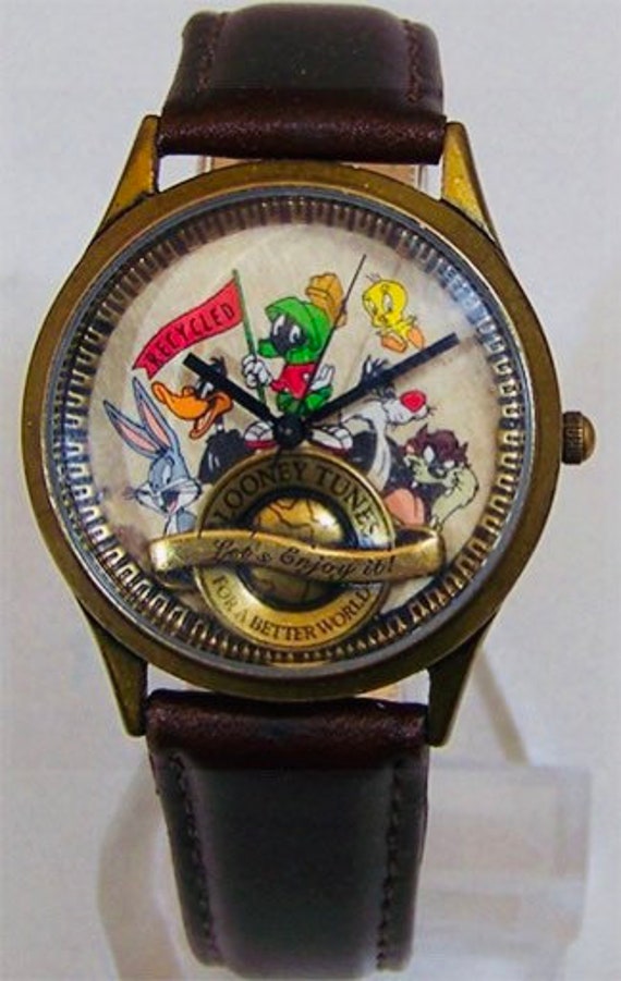 Vintage Looney Tunes Characters Watch Warner Brothers… Gem
