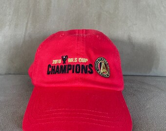 Atlanta United FC 2018 MLS Cup Champions Adult One Size Hat Like New Condition