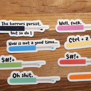 Seam Ripper Sewing Sticker, Funny Sarcastic Saying for Crafters