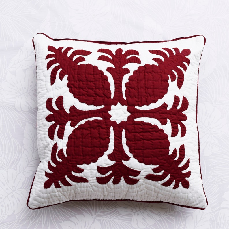 Hawaiian Quilt Throw Pillow CoversAnanas Kussenhoezen 18 Etsy België