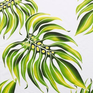 100% cotton Monstera Leaves Hawaiian Fabric By The Yard