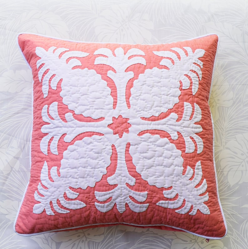 Hawaiian Quilt Throw Pillow CoversAnanas Kussenhoezen 18 Etsy België
