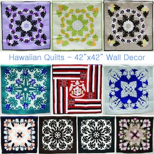 100%HAND MADE Hawaiian Decor | 42&quot; x 42” | Home Decor | Hawaiian Style | Wall Hanging