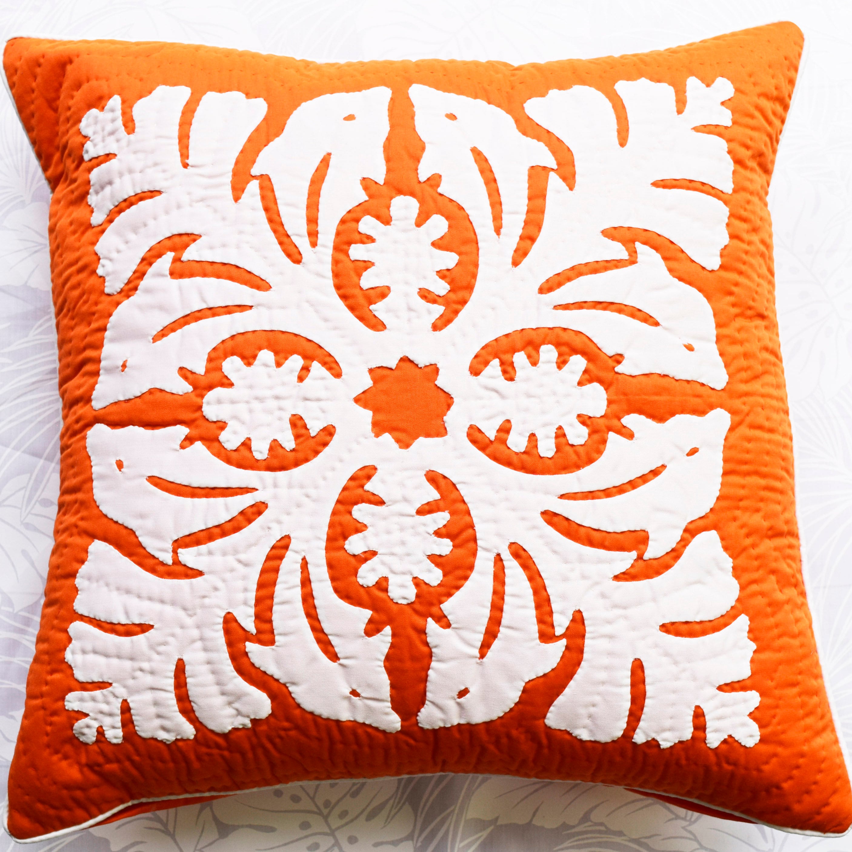 Hawaiian Quilt Throw Pillow Covers Dolphin 18 X 18 Home Etsy Norway