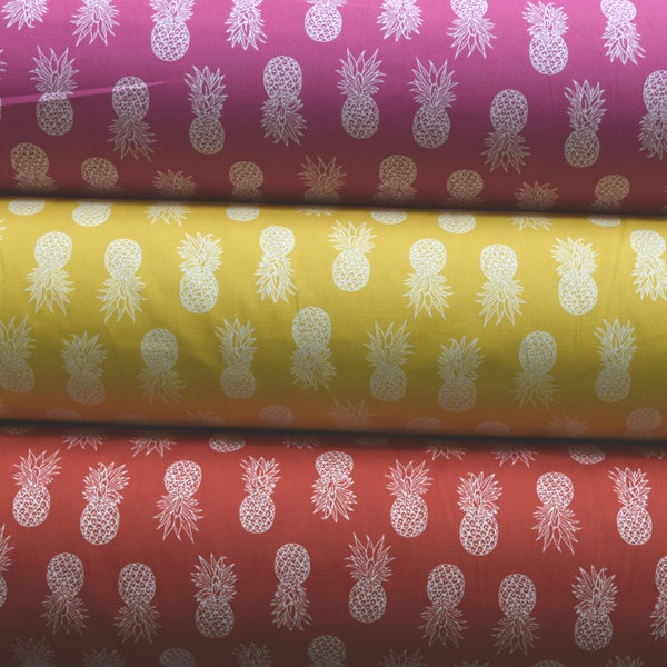 Pineapple Fabric Etsy