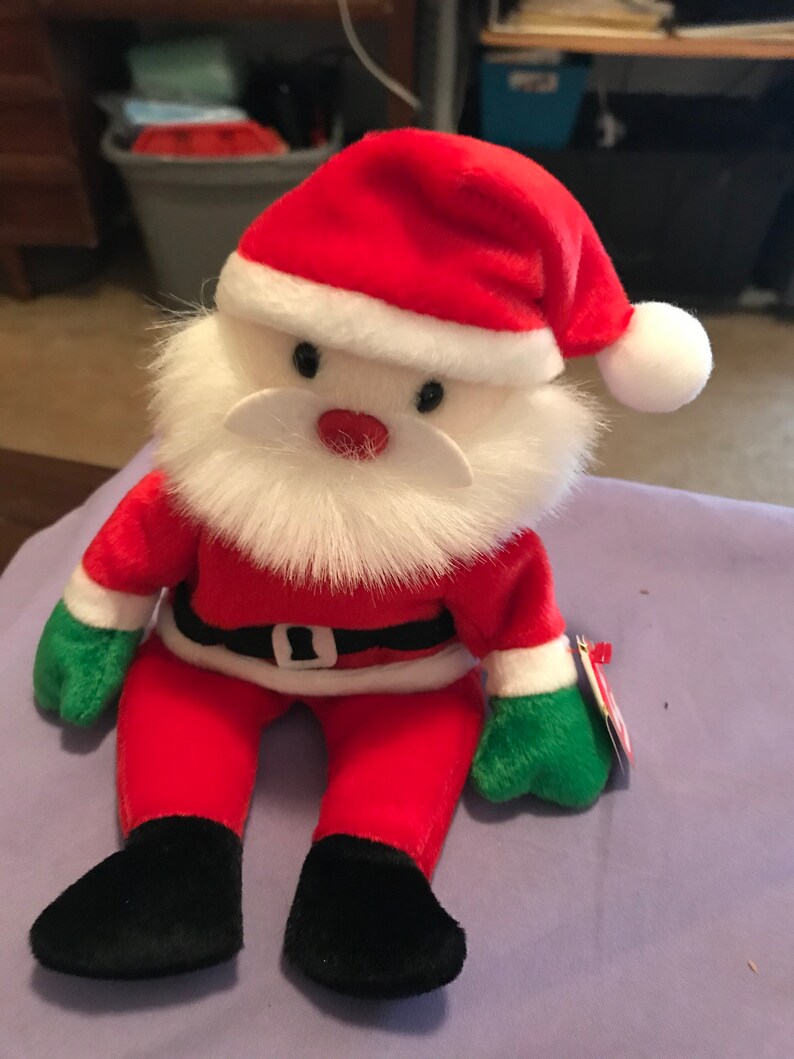 santa beanie baby