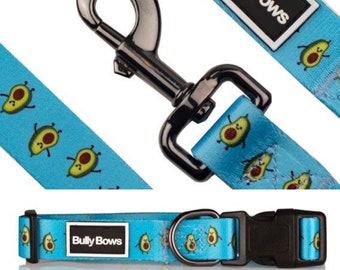Avocado Dog Collar and Leash Set – Stylish, Strong Polyester Webbing