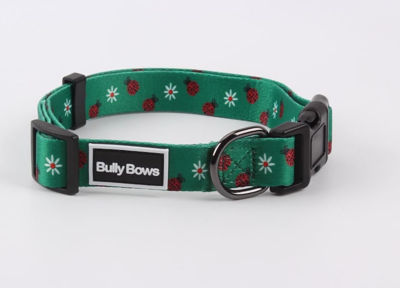 Ladybug Dog Collar and Leash Combo Leash and Collar Set Etsy