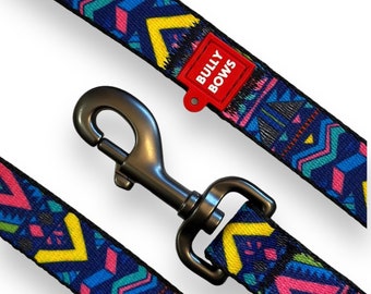 Tribal Pattern Dog Leash, Colorful Native American Style, 6ft