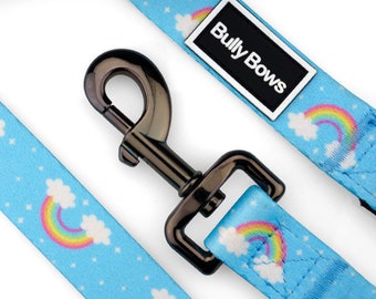 Rainbow Dog Leash – Padded Handle, Durable, 6ft Lead
