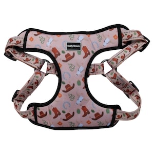 Padded Dog Harness - Cowboy Western Dog Harness - Unisex Pet Accessory