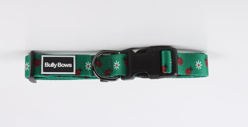 Puppy Collar Pet Collar Dog Collar- Lady Bug Dog Collar LadyBug Dog Collar -Summer Dog Collar New Dog Gift