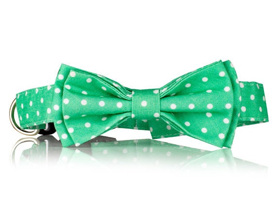 etsy dog collar bow tie