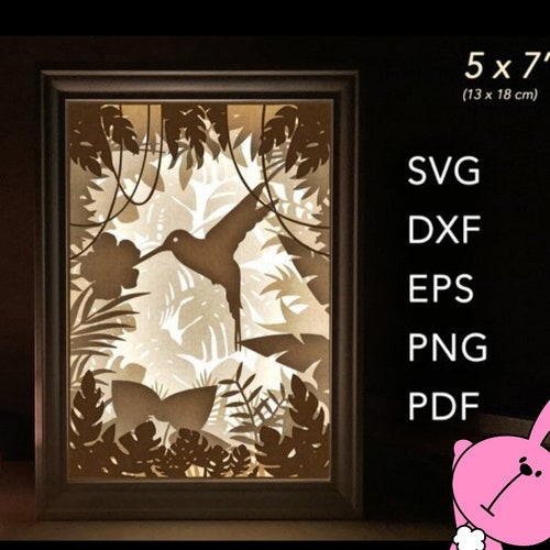 Camping Light Box Template Camping Shadow Box SVG Paper Etsy Camping Light Box Template Camping Shadow Box SVG Paper Etsy