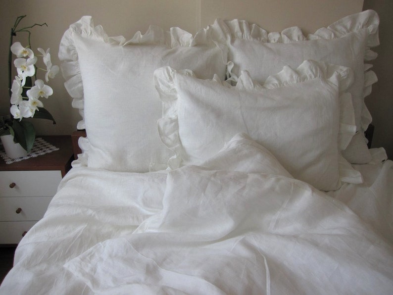 Linen Duvet Cover Custom Made Bedding. Etsy