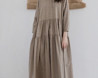 Women Linen Dress Loose Fitting Dresses Women Maxi Dress Long - Etsy