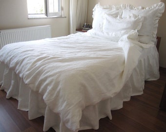 Linen Duvet Cover Custom Made Bedding. King,Queen,Twin,Double,Full size bed Lines