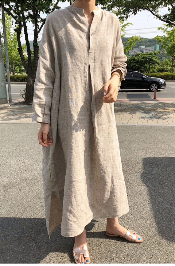 Full Size Round Neck Long Sleeve Sweatshirt Dress – Tokenyo