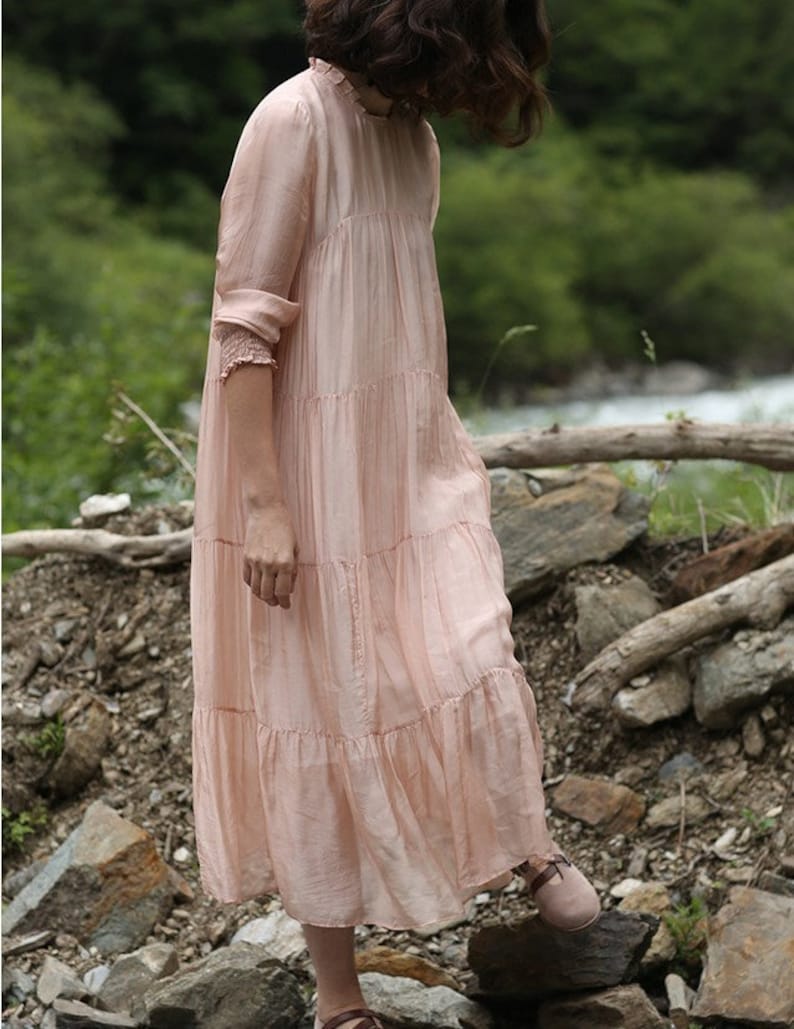 Women Dress Long Sleeve Loose Fitting Dresses Summer Dress in Etsy