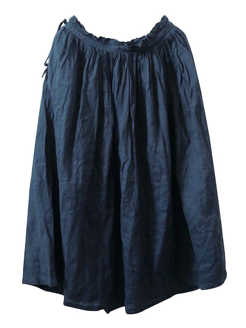 100/% Linen Women Skirt in Two Colors