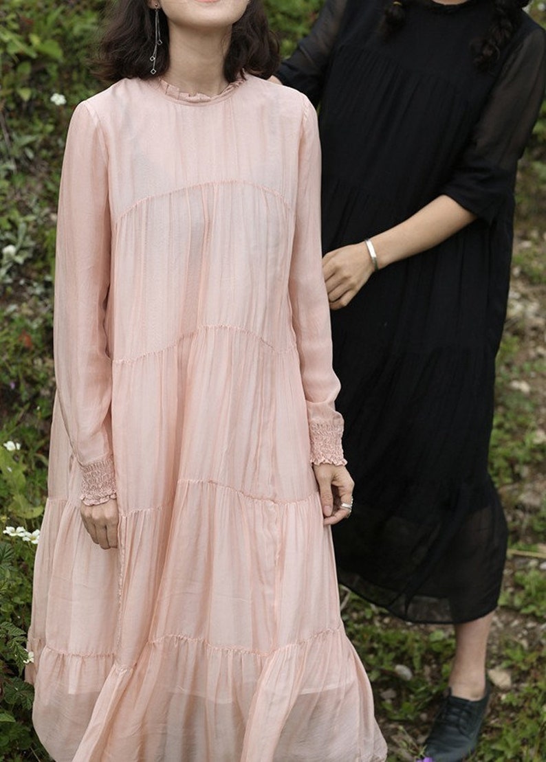 Women Dress Long Sleeve Loose Fitting Dresses Summer Dress in Etsy