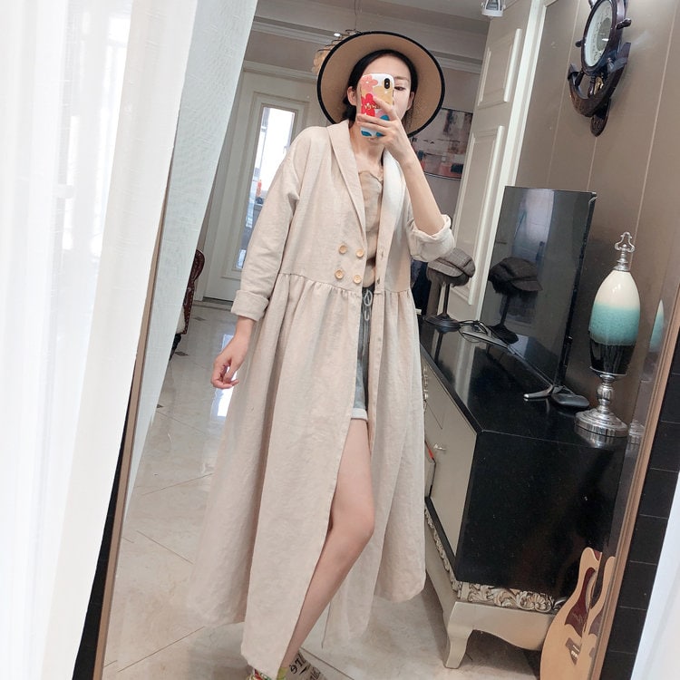 Linen Jacket Linen Coat Fro Women - Etsy