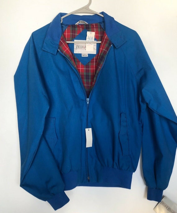 Field And Stream Vintage Bomber Jacket Royal Blue