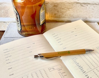 Diario de cata de whisky imprimible: Kit de encuadernación DIY (Descarga digital)