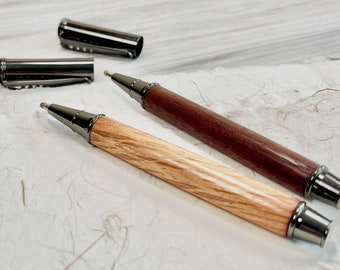 Handmade Wooden Rollerball Pen: Reclaimed Australian Wood, Refillable