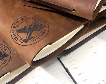 Personalized Leather Journal: Engraved Logo, Corporate Gift