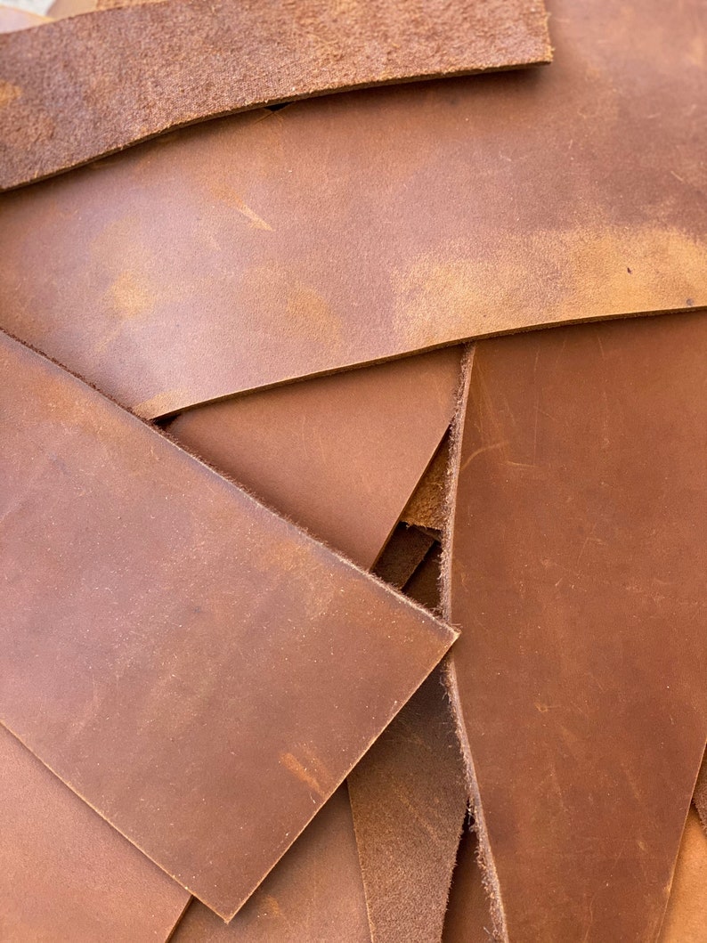 Leather Offcuts Leather Remnants Top Grain New Zealand Etsy Australia