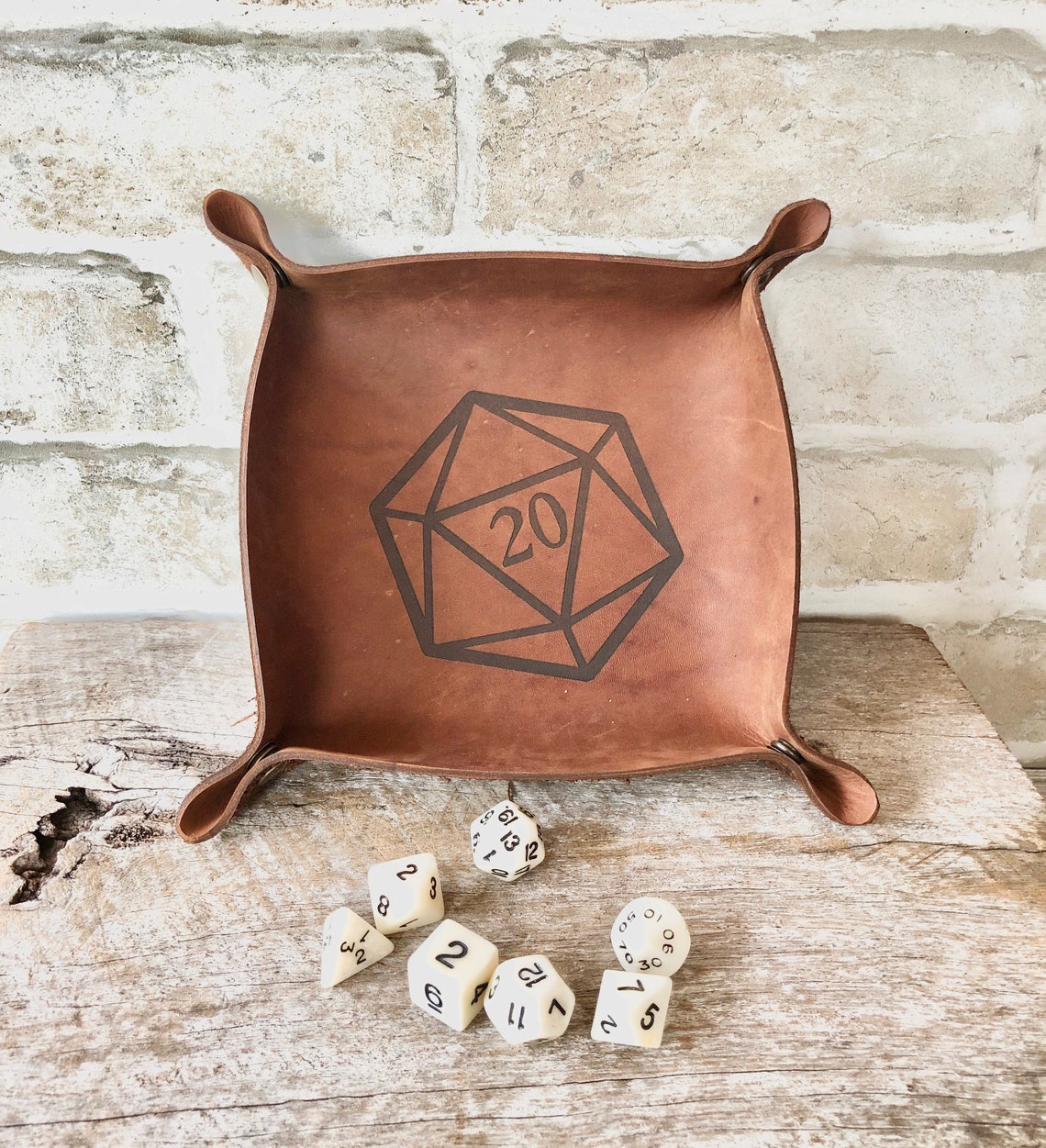 DnD Dice Tray Leather Dice Tray Dice Rolling Tray Foldable Etsy