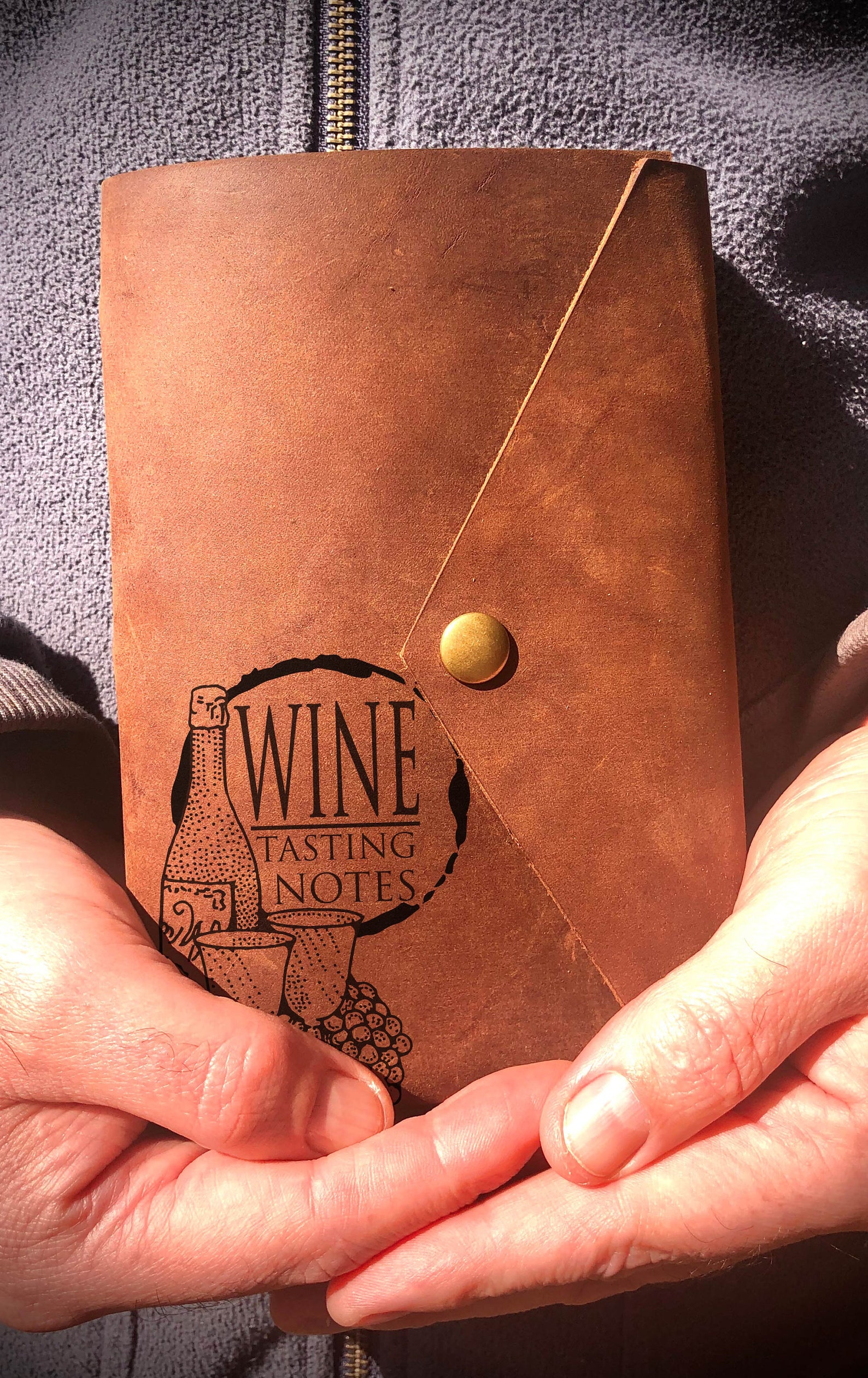 Personalised Wine Journal Engraved Notebook Wine Tasting Etsy