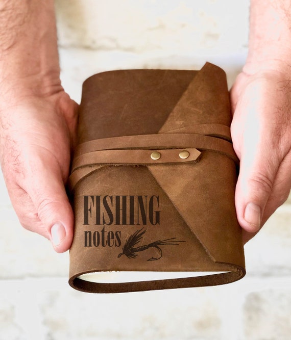 Fly Fishing Journal, Personalised Fly Fishing Gifts, Leather Fishing  Journal, Fishing Gift for Him, Gift for Fisherman, Outdoor Activities 