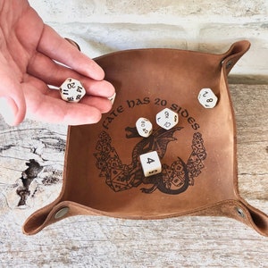 Personalized Gift DnD Dice Tray, Dungeons and Dragons Gifts, DnD Accessories, RPG Accessories, Nerdy Gifts