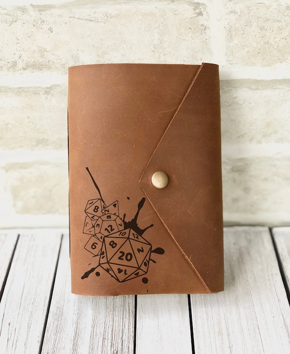 Leather Journal Refillable Notebook, MOONSTER® Writing Journals for Women,  Mens Journal Leather Notebook Cover with Pen, Leather Bound Unlined Paper