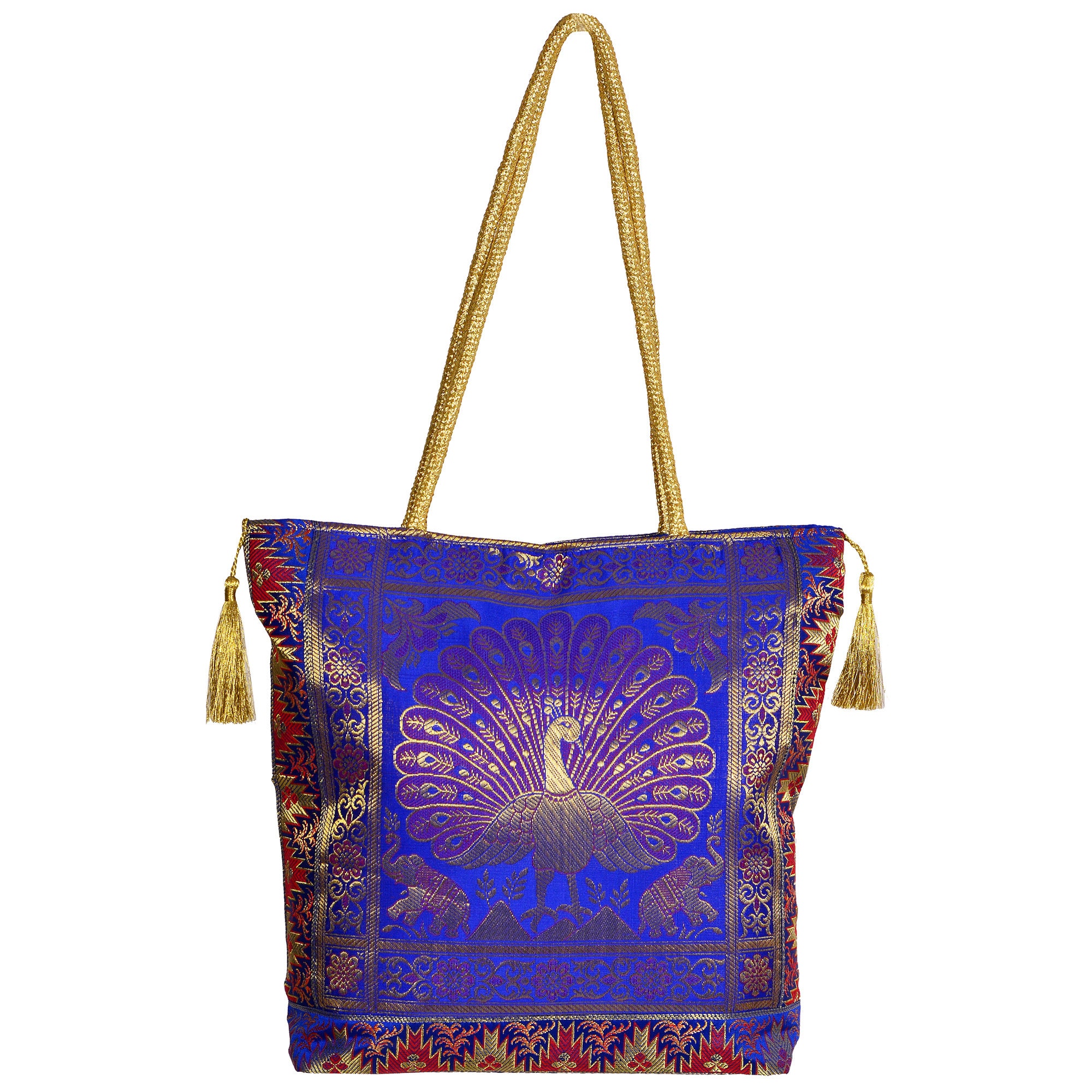 Hand Made Silk Bag/ Embroidery Tote Bag/Casual bags/Fashion Etsy