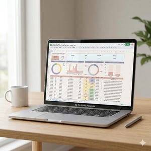 Project Management Tracker Google Sheet | Team Task Planner | Gantt Chart