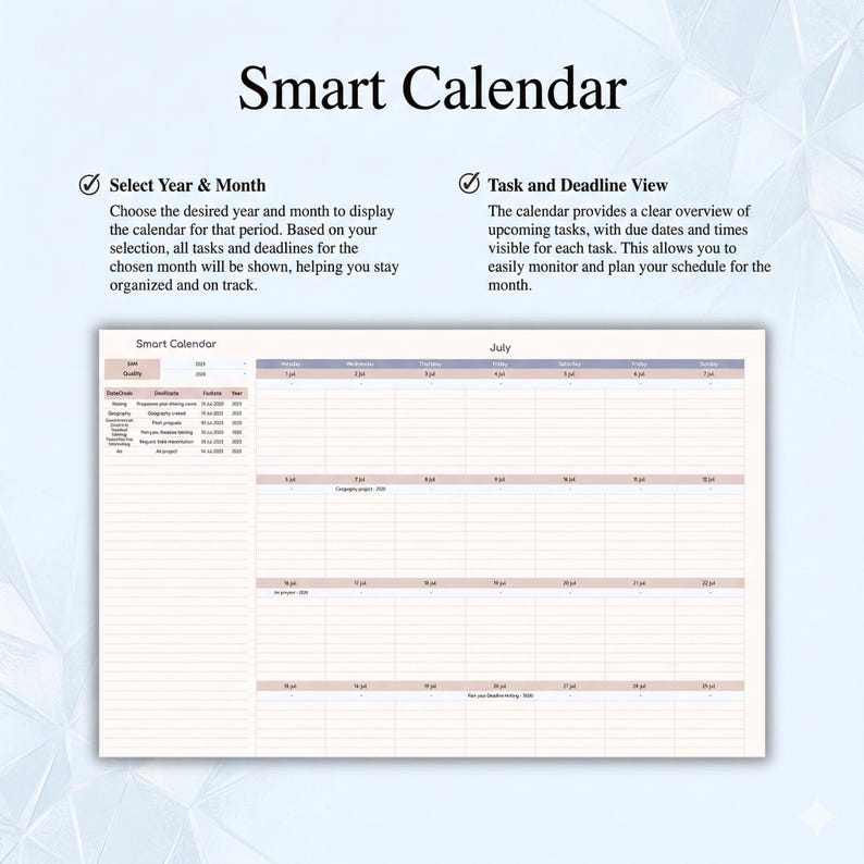 Assignment Tracker Google Sheets | Student Academic Planner Spreadsheet ...