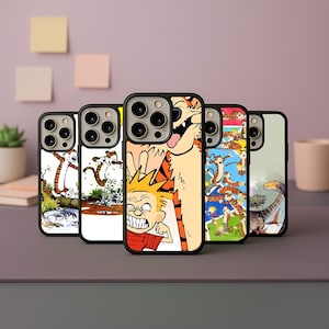 Nostalgic comic vibe Calvin iPhone case Hobbes Samsung case