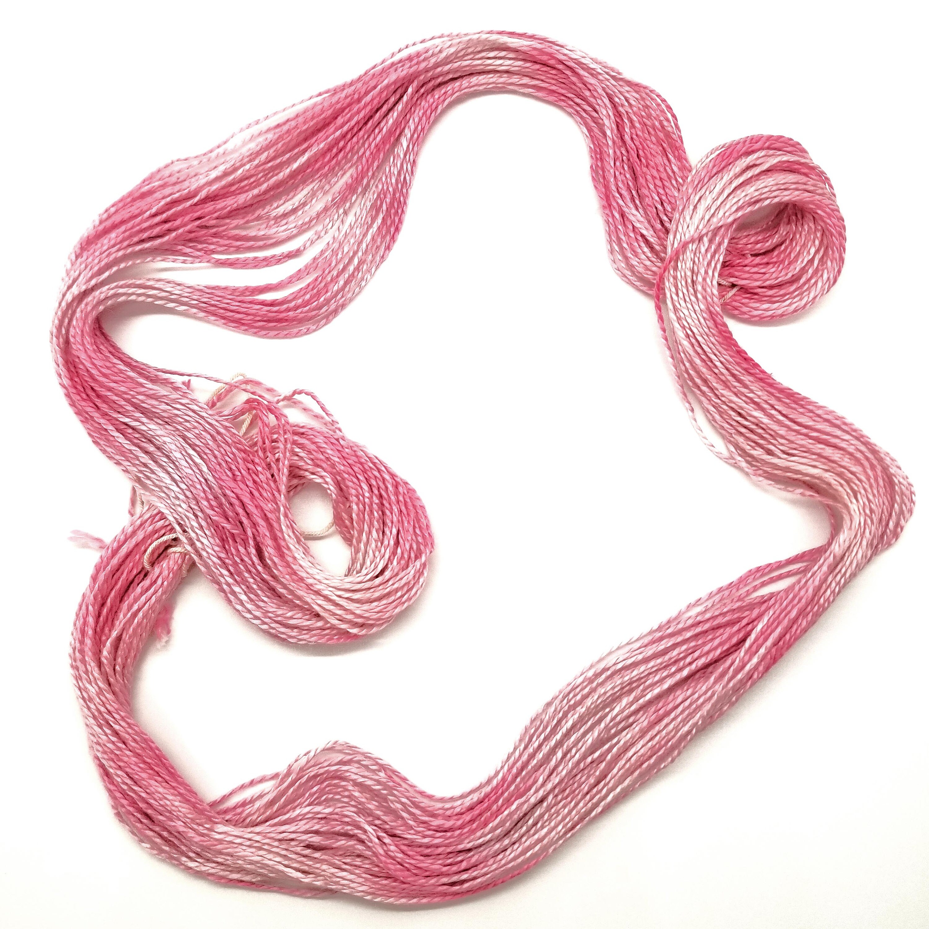 Handdyed 100 Mulberry Silk Yarn for Fiber Jewelry Etsy