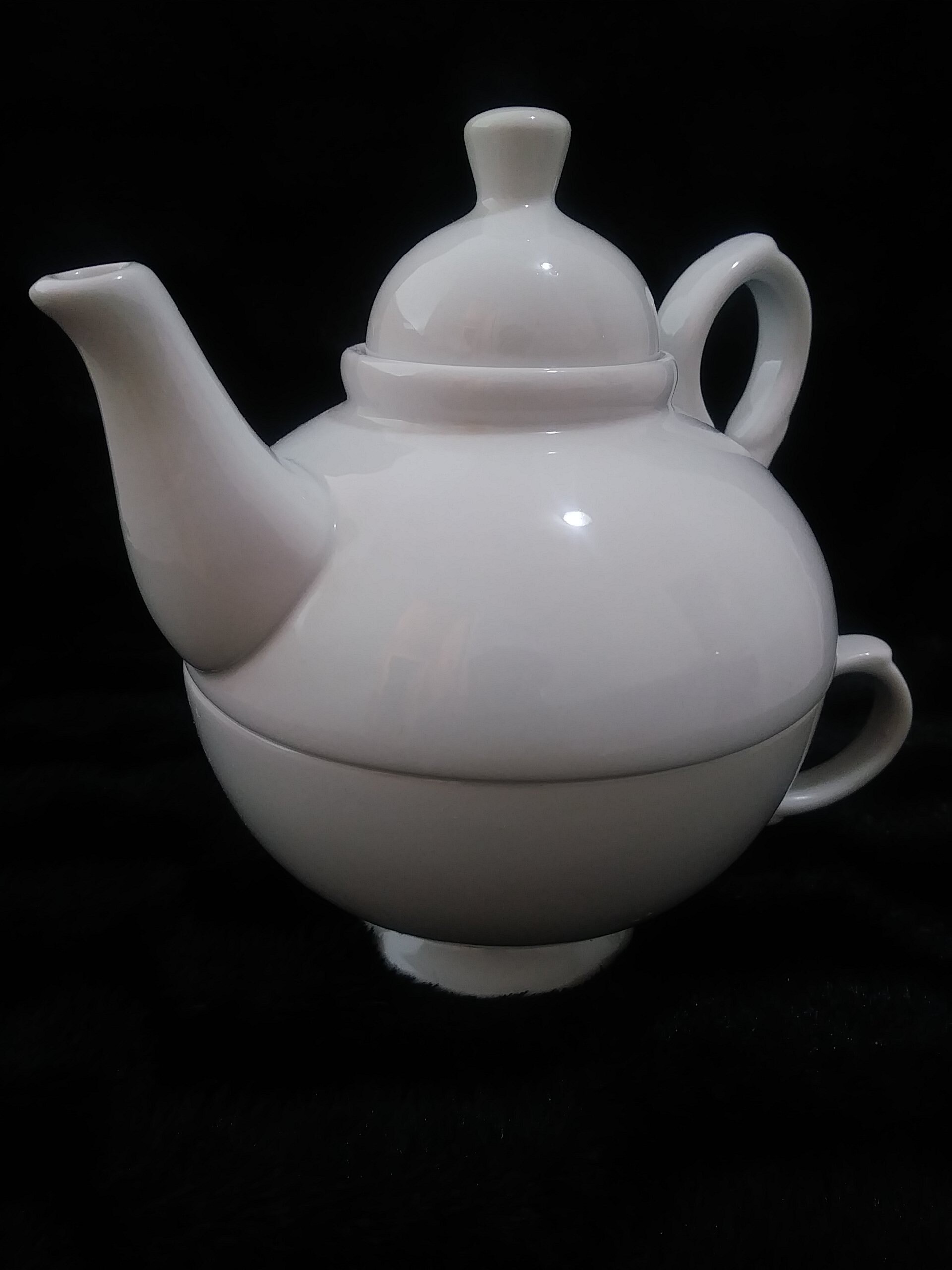 Tea Logic Fine Bone China Tea Pot With Cup Etsy UK