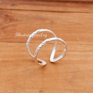 Sterling Silver Arthritis Splint Ring: Handmade Thumb Support