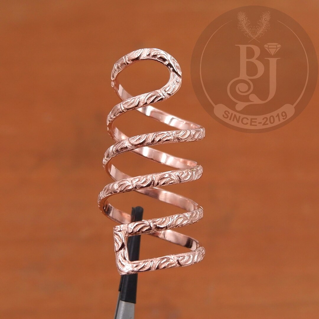 Handmade Arthritis Finger Splint Ring: Sterling Silver, Copper & Brass ...