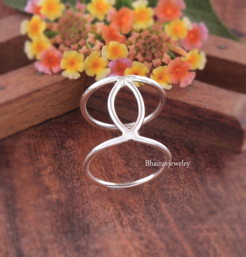 Trigger Splint Finger Ring Solid 925 Sterling Silver Handmade Etsy