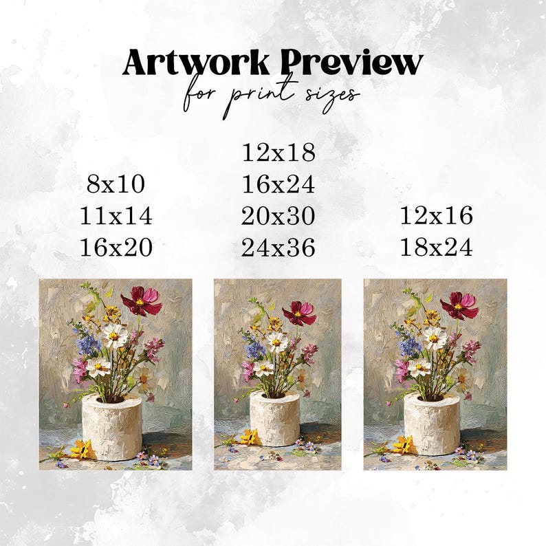 Rustic Floral Toilet Paper Print, Vintage Bathroom Decor, Retro Botanical Wall Art Print image 4