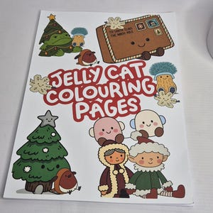 Restocked christmas jelly kit  cat colouring book for all ages