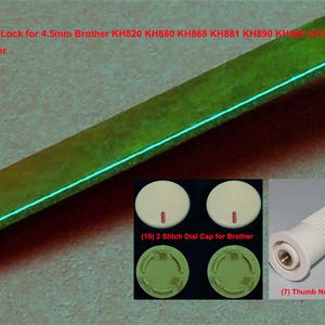 Carriage Lock,Thumb Arm Nut or Stitch Dial Cap for Brother KH860 868 KH970 891 KH930 KH230 KH160 KH260 270 Silver Reed SK280 or Artisan 70D+